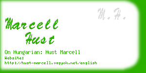 marcell hust business card
